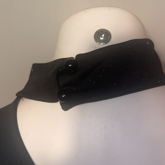 CBR NWT One shoulder Black Glitter dress. Small. - Picture 7 of 14